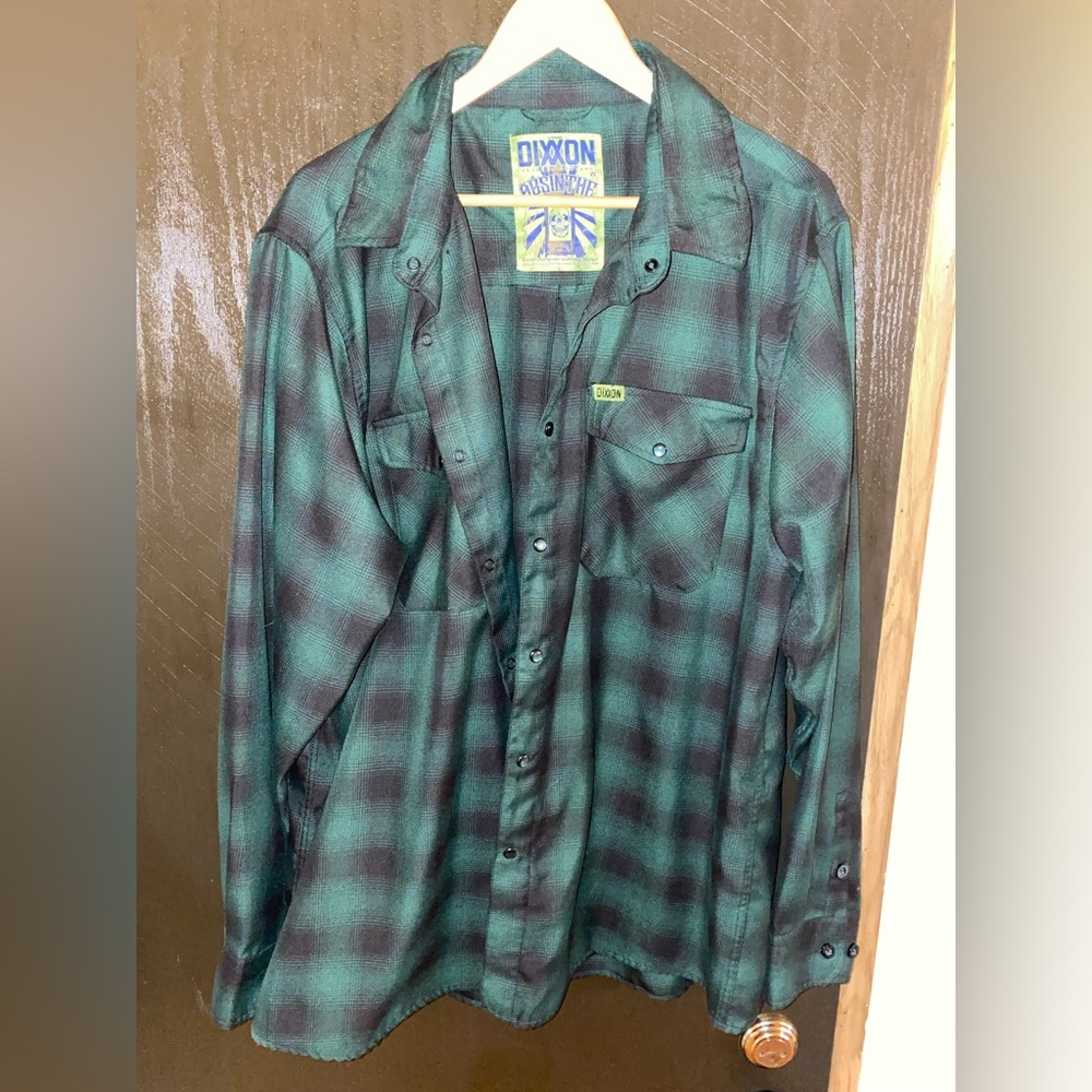 DIXXON flannel CO MENS 2X Absinthe Flannel. *SOLD OUT ON THE DIXXON SITE* - Picture 2 of 5